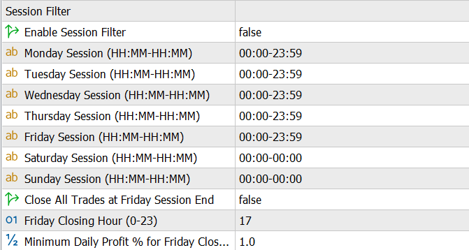 Session Filter in MT5 EA