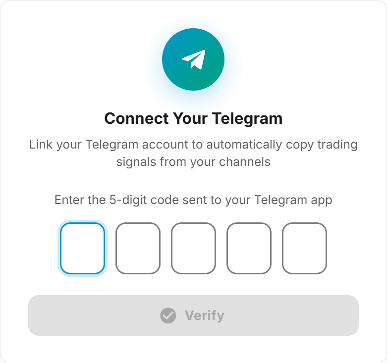 Telegram login — enter phone number and verification code